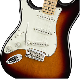 fender player stratocaster left handed mn 3 tone sunburst 3